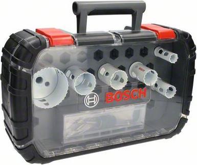 Produktbild Bosch Professional Zubehör 14-teiliges Universal-Set, 1 Lochsäge Progressor for Wood&Metal (20 mm, 22 mm, 25 mm, 32 mm, 35 mm, 40 mm, 44 mm, 76 mm, 60 mm, 51 mm, 64 mm)