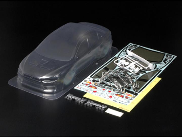 Produktbild Tamiya Mitsubishi Lancer Evo X Body Parts Set