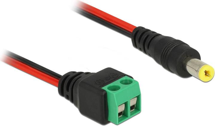 Delock DC connector to 2 pin terminal block (Power cables)