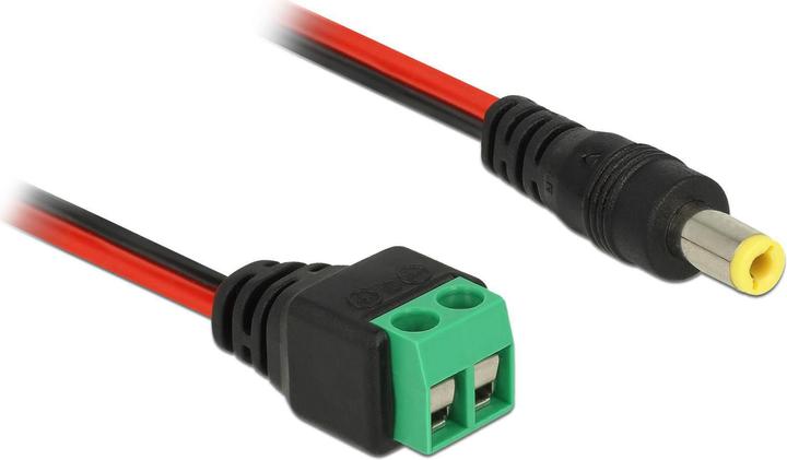 Image du produit Delock Connecteur DC vers bloc terminal 2 broches (Câbles électriques)