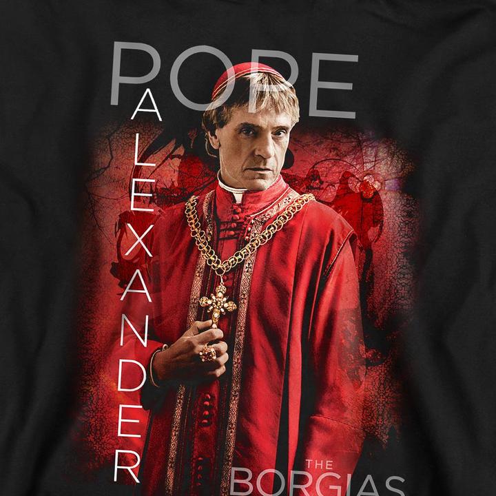 Actual product image The Borgias Unisex Adult Pope Alexander VI Sweatshirt (L)