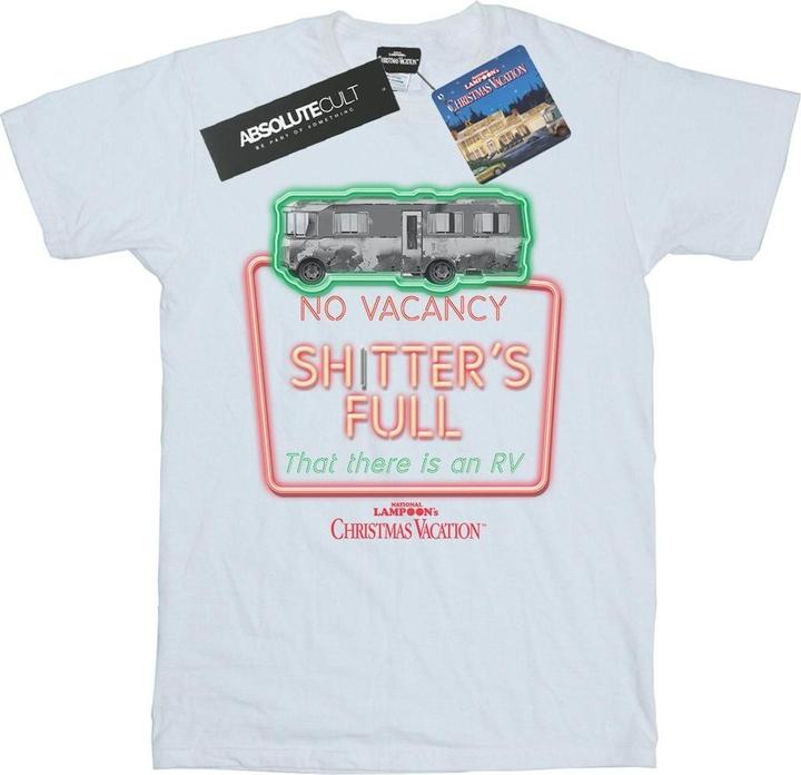 Immagine prodotto National Lampoon´s Vacation National Lampoon's Christmas Vacation Greyscale No Vacancy Maglietta Ampia Donna (3XL)