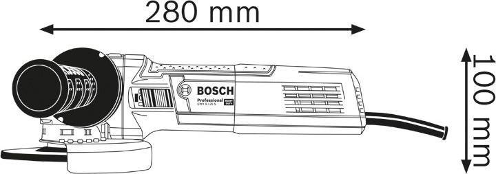 Immagine prodotto Bosch Professional Smerigliatrice angolare a batteria GWX 750 125 mm W (125 mm)