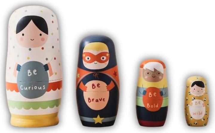 Produktbild Just Bee Kids Stapelspielzeug Matroschka aus Holz