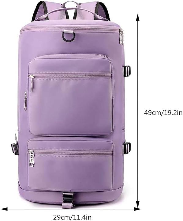 Only-Bags.Store Grosser Reiserucksack mit abnehmbaren Schultergurten - perfekt für Fitness, Schwimmen und mehr -