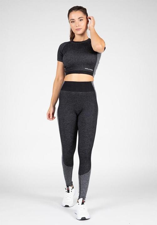 Actual product image Gorilla Wear Selah Seamless Crop Top - black (L)