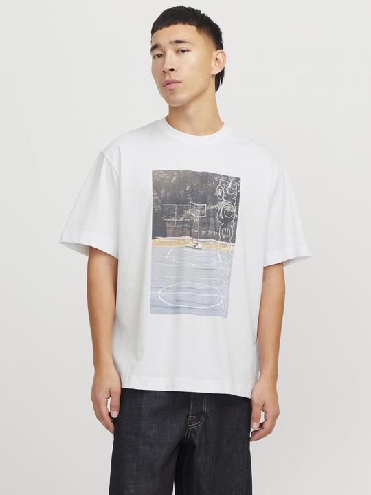 Image du produit Jack & Jones Gedruckt Rundhalsausschnitt T-shirt T-shirt (XXL)