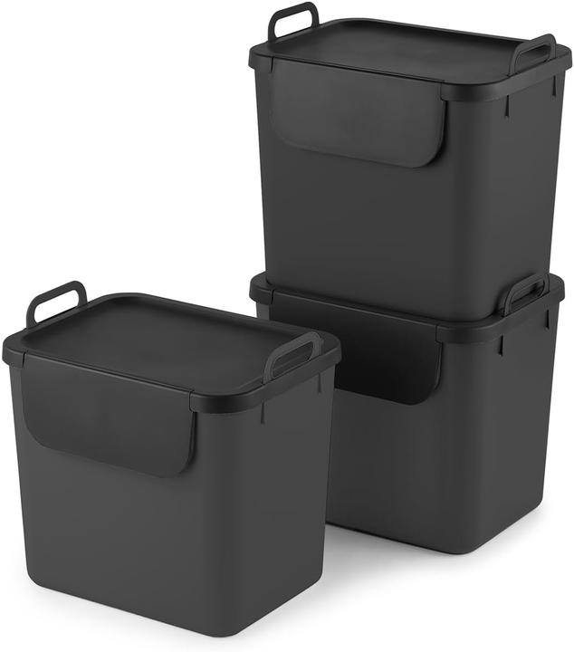 Produktbild Rotho 3-teiliges Mülltrennsystem (90 l)