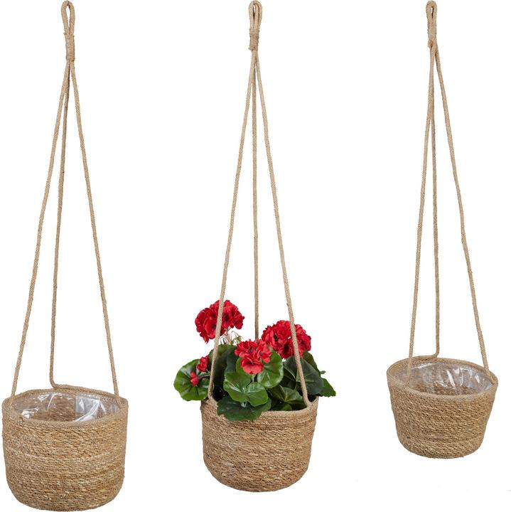 Image du produit Relaxdays 3x pots-de-fleurs (23.50 cm)