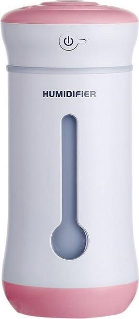 Image du produit JTI Humidificateur avec ventilateur et lumière - Rose