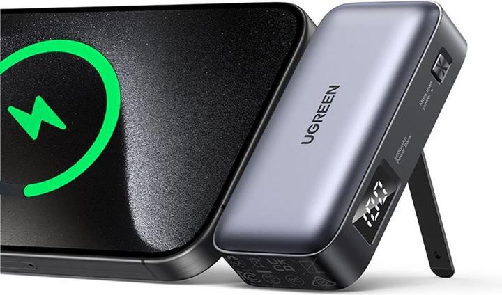 Actual product image Ugreen 5000mAh Power Bank with Built-in USB-C Connector (5000 mAh, 22.50 W, 18 Wh)