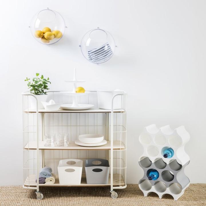 Image du produit Koziol Porte-bouteilles SET-UP Deep Grey (24 x 36 x 37 cm, 10 Fl.)