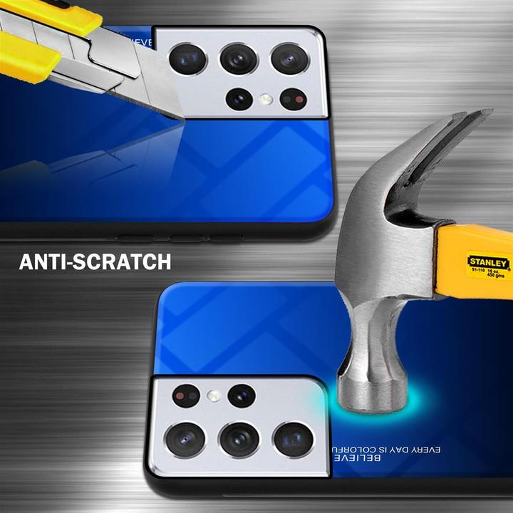 Produktbild Cadorabo TPU 2 Farben Glas Cover (Samsung Galaxy S21 Ultra)