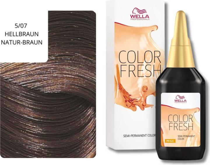 Image du produit Wella couleur frais (5/07 brun naturel brun clair brun naturel)