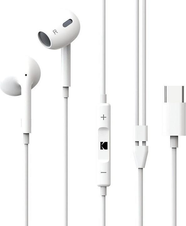 Kodak auriculares boton + mic 210+ tipo-c (Cable)