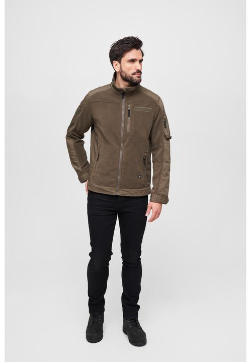 Produktbild Brandit Fleece Ripstop Outdoorjacke Grösse M Farbe Oliv (M)