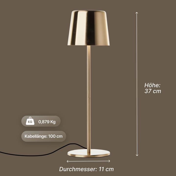 Actual product image Brilliant Rechargeable table lamp (300 lm)