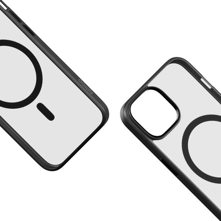 Produktbild Epico Mag+ Hero, iPhone 15 - Case, Transparent/Black (Apple iPhone 15)