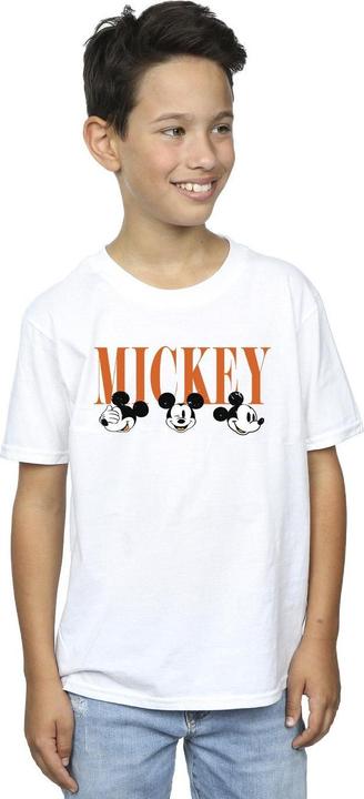 Actual product image Disney Boys Mickey Mouse Faces T-Shirt (116)