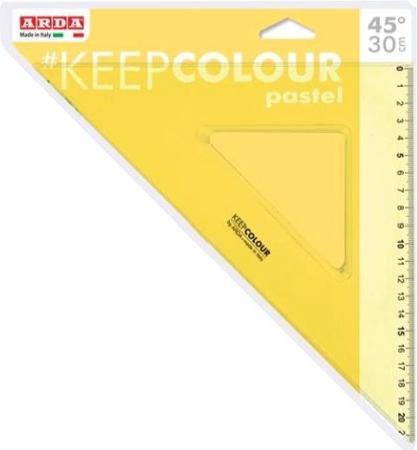 Produktbild Arda KCP4530 Lineal Schreibtischlineal Kunststoff Gelb 30 cm 1 Stück(e) (30 cm)