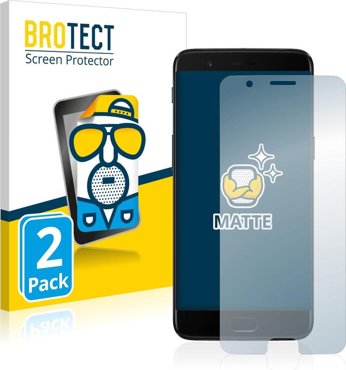 Produktbild BROTECT Entspiegelungs-Schutzfolie Displayschutz Matt (2 Stück, OnePlus 5)