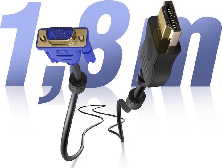 Actual product image Avizar HDMI (type A) - VGA (1.80 m, VGA, HDMI)