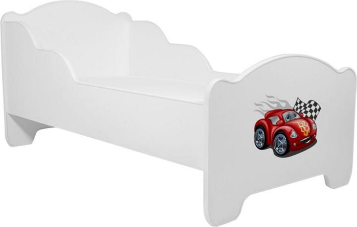 Produktbild ADRK Furniture Bett mit Matratze AMADIS CAR ZIGZAG 160x80 (160 x 80 cm)