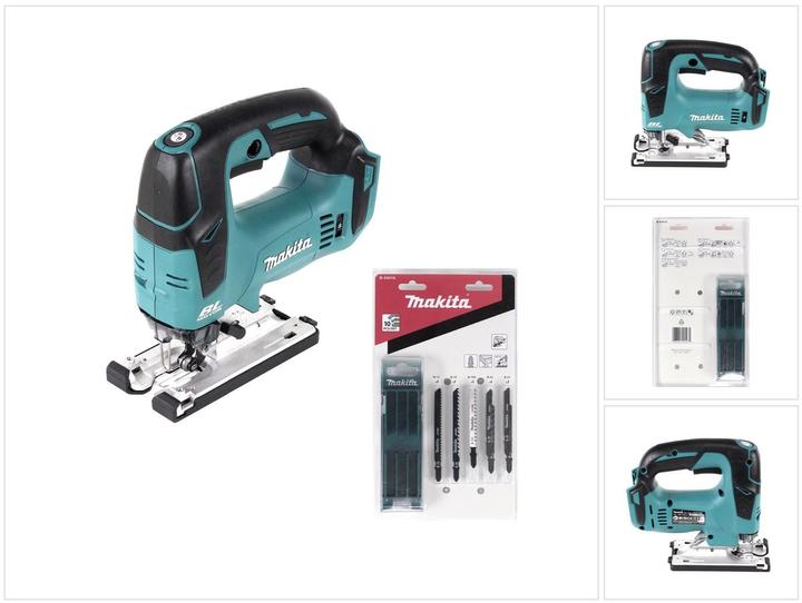 Immagine prodotto Makita DJV 182 Z Seghetto alternativo brushless a batteria 18V 26mm + Assortimento A di lame
