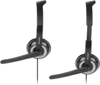 Actual product image Hamlet Smart Headset for computer with microphone and usb connection (Cable)