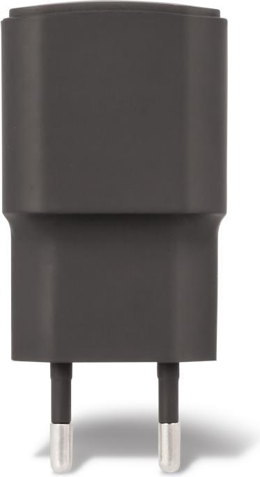Actual product image Forever TC-01 charger 1x USB 2A black + microUSB cable