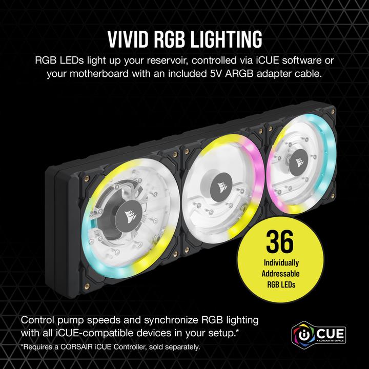 Actual product image Corsair Hydro X Series XD7 RGB Pump/Reservoir Combo