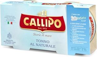 Image du produit Callipo Tonno Naturale Yellowfin lattina cluster 2x160g (320 g)
