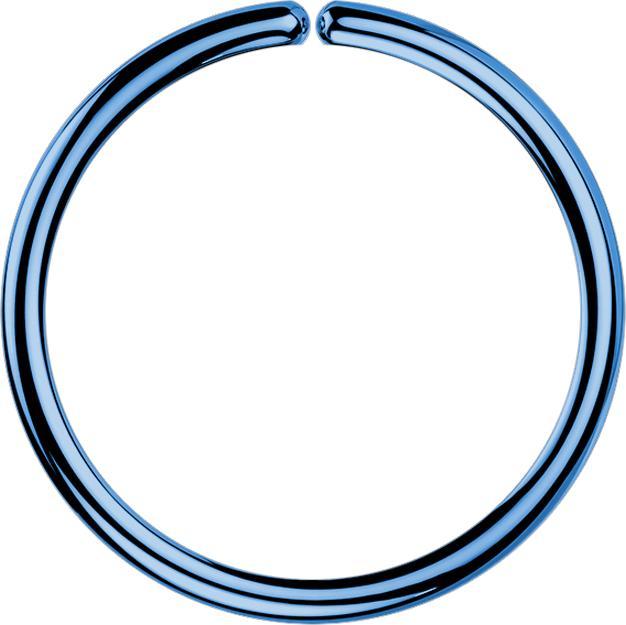 Actual product image Star Piercing Micro Piercing Ring dark blue (without brass, Surgical steel 316L)