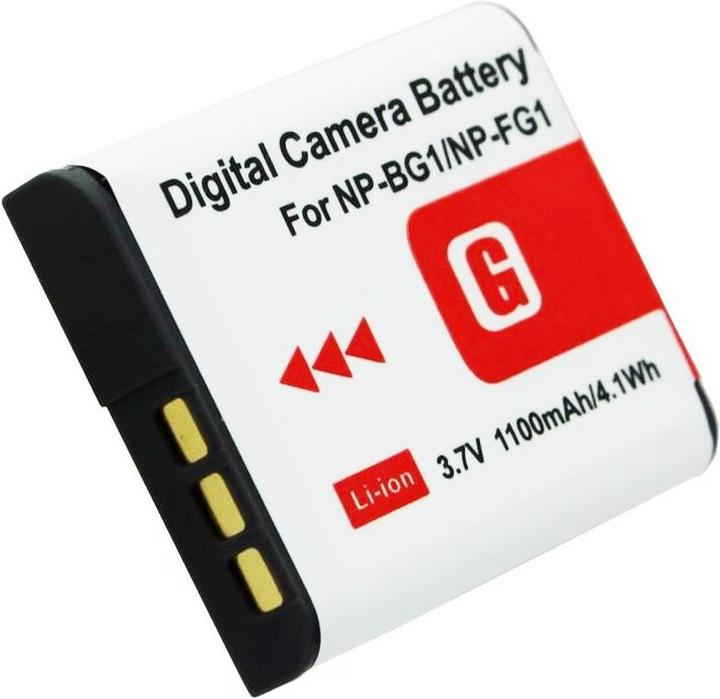 Actual product image Sony Battery DSC-H3 Battery NP-BG1 (Rechargeable battery)