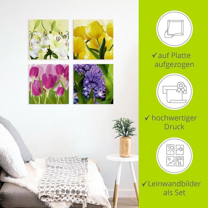 Immagine prodotto Artland Tulipani Gigli Giacinto D3DQ (30 x 30 cm)