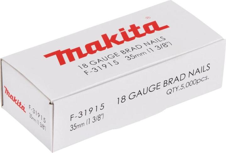 Produktbild Makita Stauchkopfnagel Brads 35 mm 5000 Stück galvanisiert ( F-31915 ) für Nagler DBN500/AF50