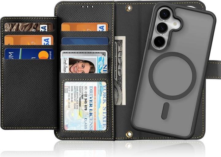 Actual product image Dux Ducis Lawa Series MagSafe Kunstleder Bookcover Hülle (Samsung Galaxy S25)