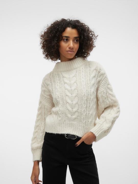Produktbild Vero Moda VMDREAM LS HIGHNCK CROP PULLOVER GA EXC Strickpullover (XS)