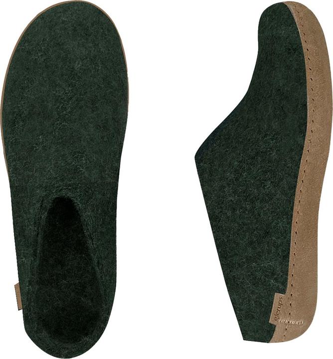 Image du produit Glerups Pantoufles à semelle de cuir (39)