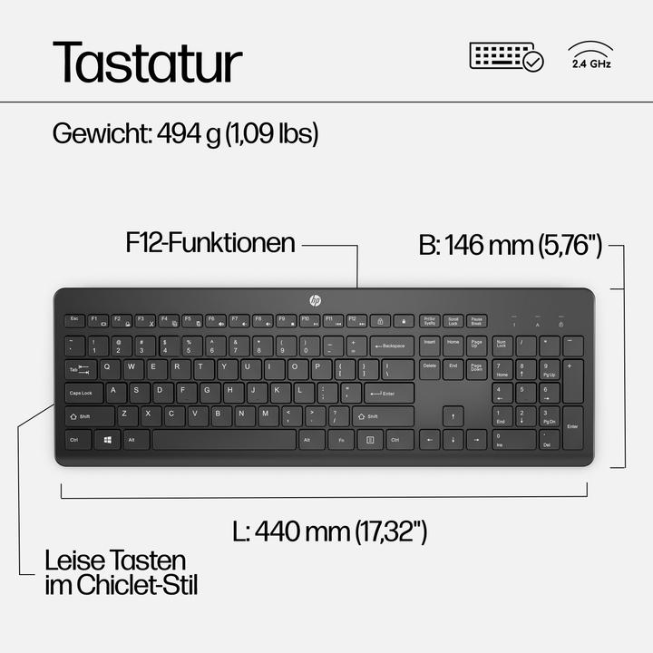 Actual product image HP 230 (DE, Wireless)