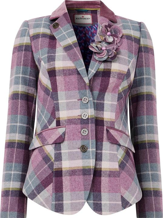 Produktbild Joe Browns Check Jacket with Corsage (36)