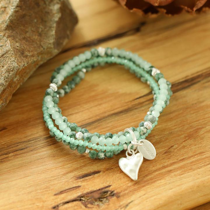 Produktbild Andreani Armband mit echter natürlicher Jade (8 cm)