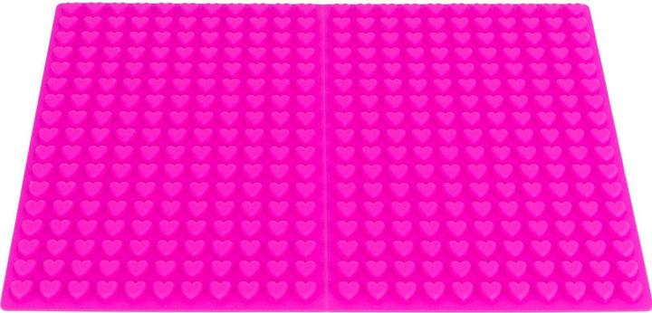 Actual product image Trixie Baking Mat with Hearts, Silicone, 38 × 28 cm, Pink (Snack bag dog)