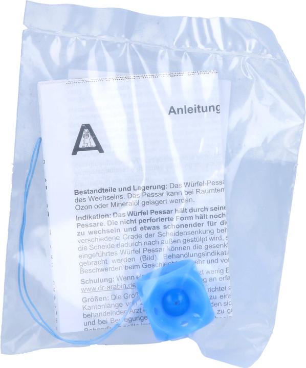 Actual product image Arabin Würfel Pessar Gr0 25mm perforiert mit Knopf
