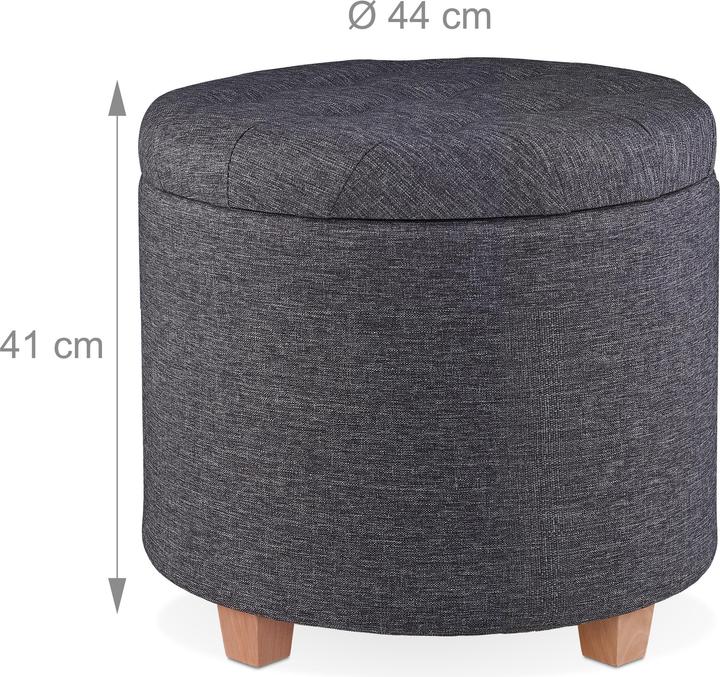 Actual product image Relaxdays Seat stool