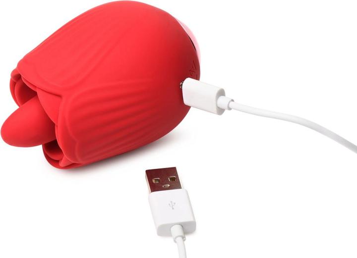 Image du produit Frisky BLOOMGASM - French Rose Stimulateur Léchage et Vibration - Rouge