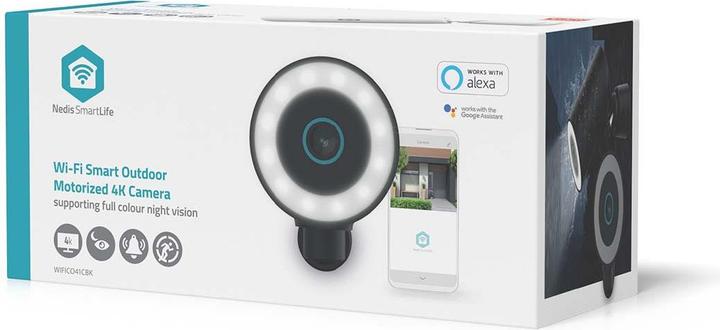 Produktbild Nedis SmartLife Aussenkamera | Wi-Fi | Spotlight | 4K / 3840x2160 | IP65 | Cloud Storage (optional) /