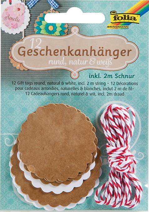 Folia Décorations pour cadeaux (Décoration pour cadeau, 12 x)