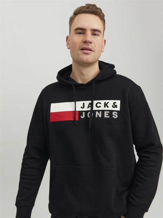 Produktbild Jack & Jones Basic Logo Plus Size Hoodie (5XL)