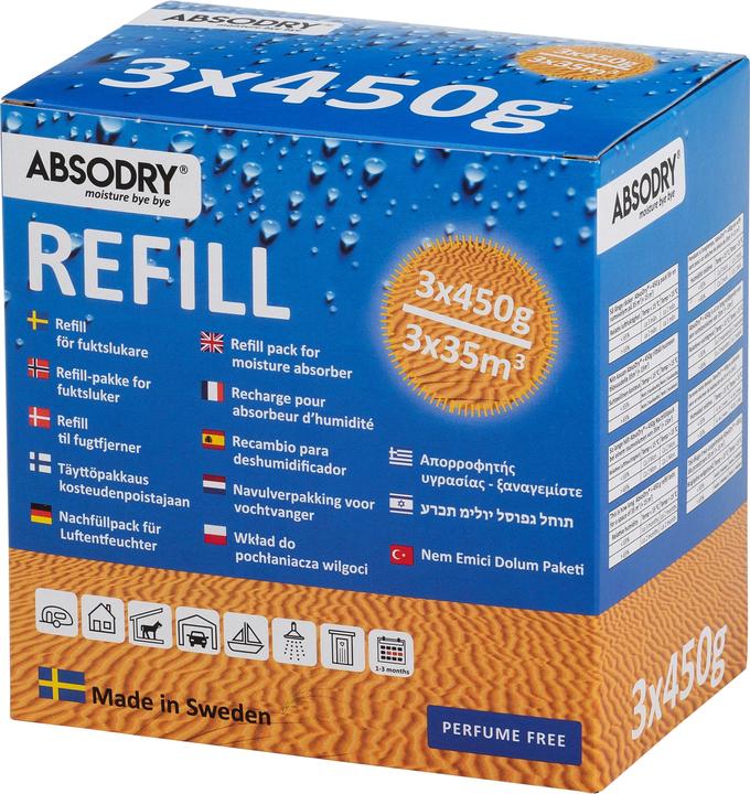 Absodry Recharge 3x450g (3 x)